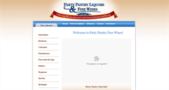 Desktop Screenshot of partypantryfinewines.com
